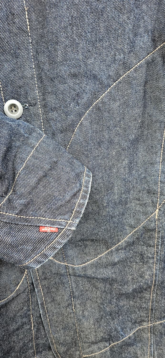 리바이스 엔지니어드 진스 솽마 진청 내피 데님 코트 L 상품이미지3