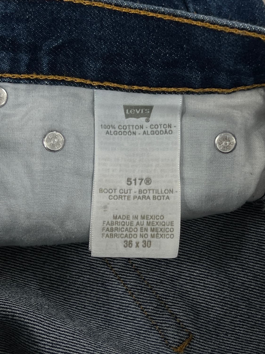 리바이스 10s 517 데님 팬츠 / 36 x 31 상품이미지8