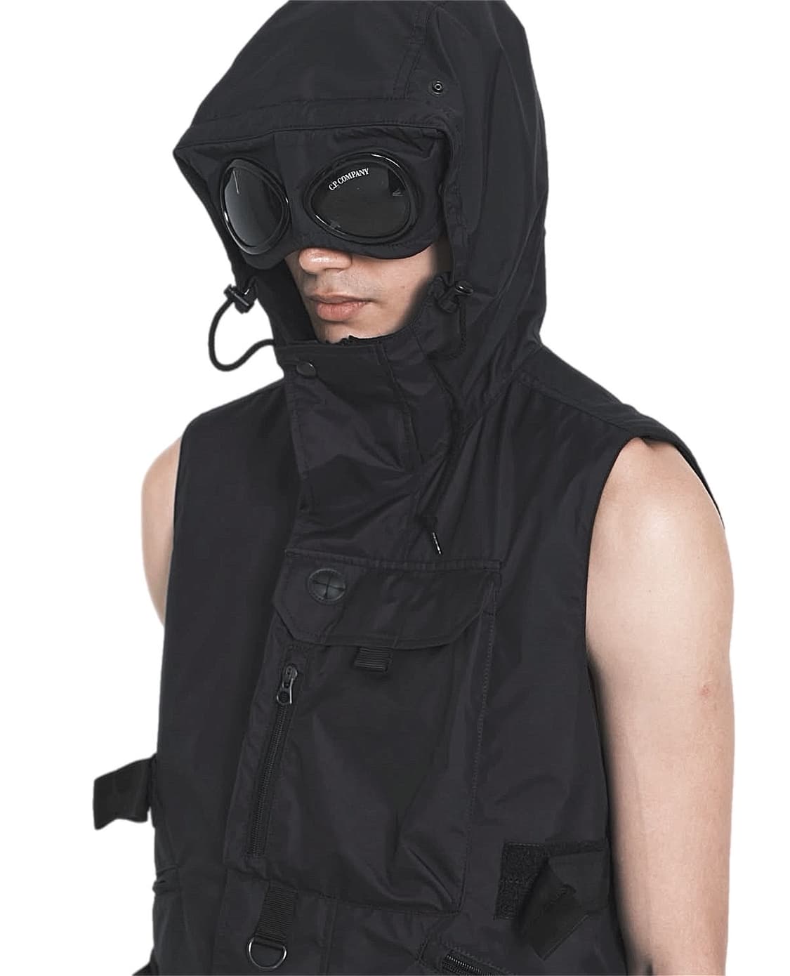 준야 와타나베 꼼데가르송 x CP 컴퍼니 패딩 페널베스트 상품이미지1