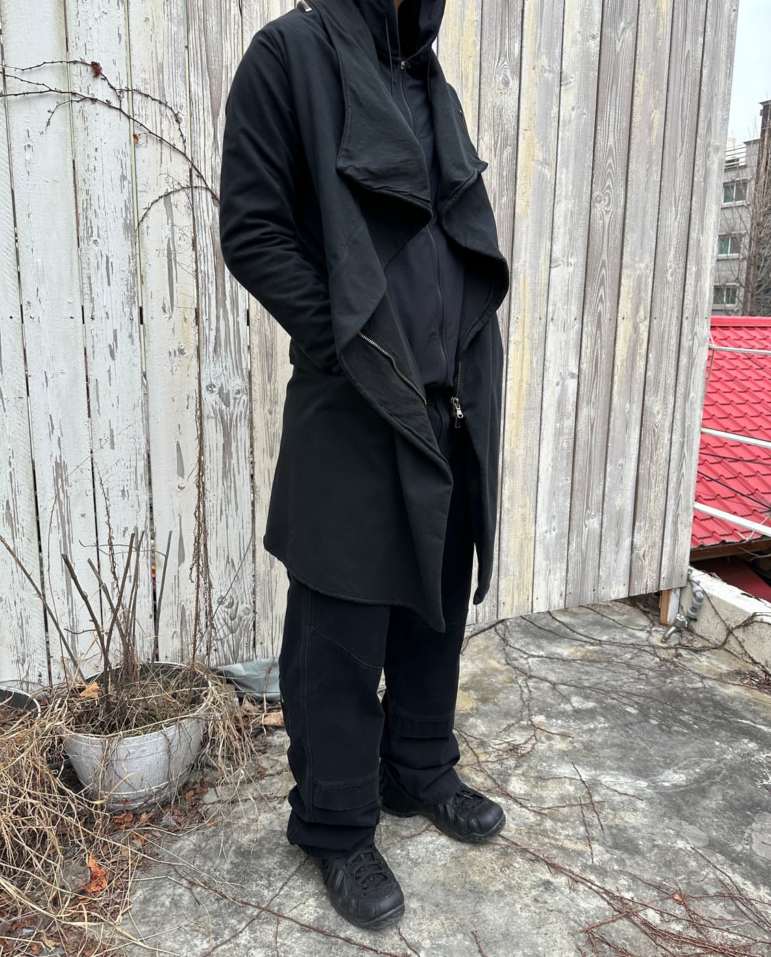 마스나다 비대칭 랩코트 상품이미지3