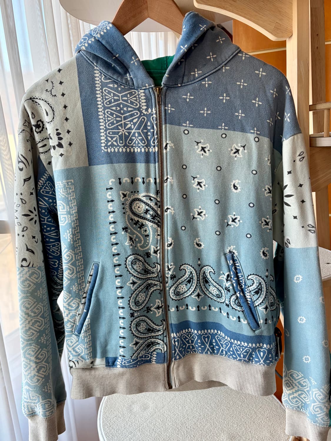 캐피탈 반다나 후드집업 블루 2사이즈(M) 상품이미지1