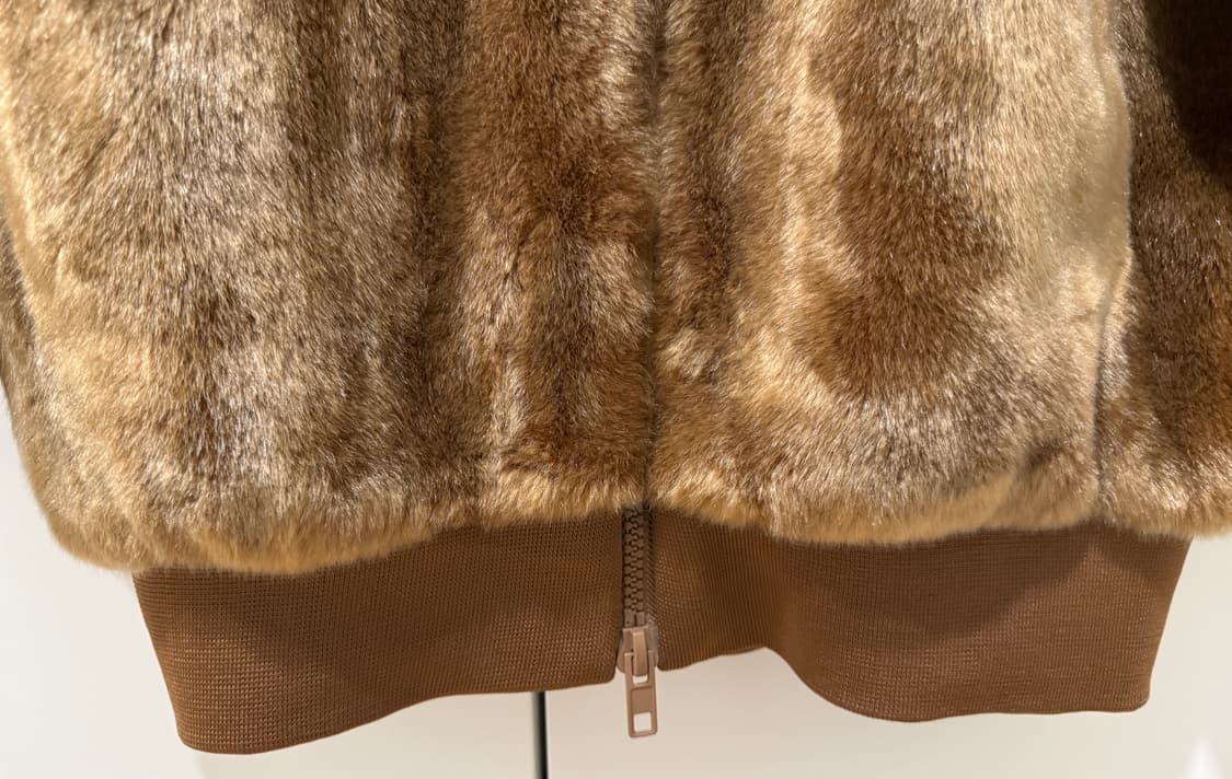 Tibi 인조 모피 에코퍼 XXS 브라운 (44-55 추천) 상품이미지3