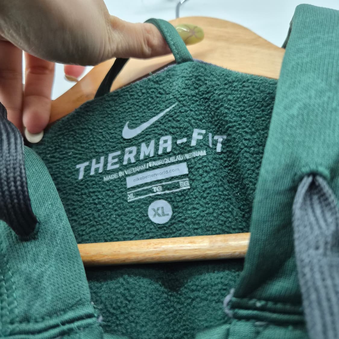 나이키 오리건 덕스 후드집업 그린 남성 XL 상품이미지5