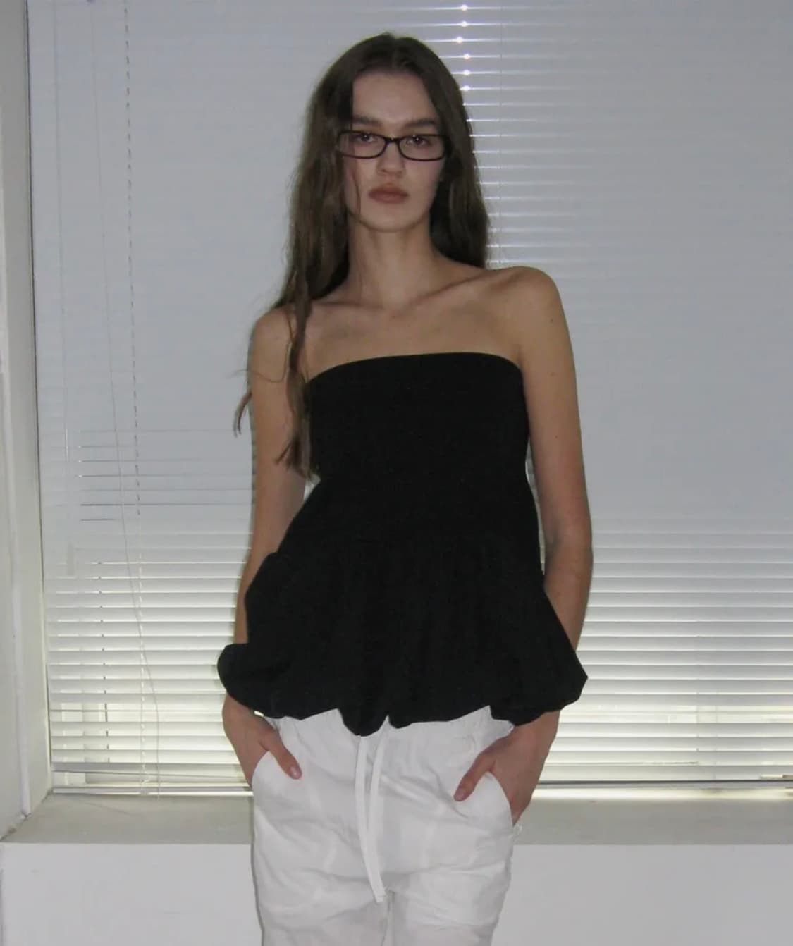 파르티멘토 우먼 2way 퍼프 스커트 블랙 S 상품이미지1