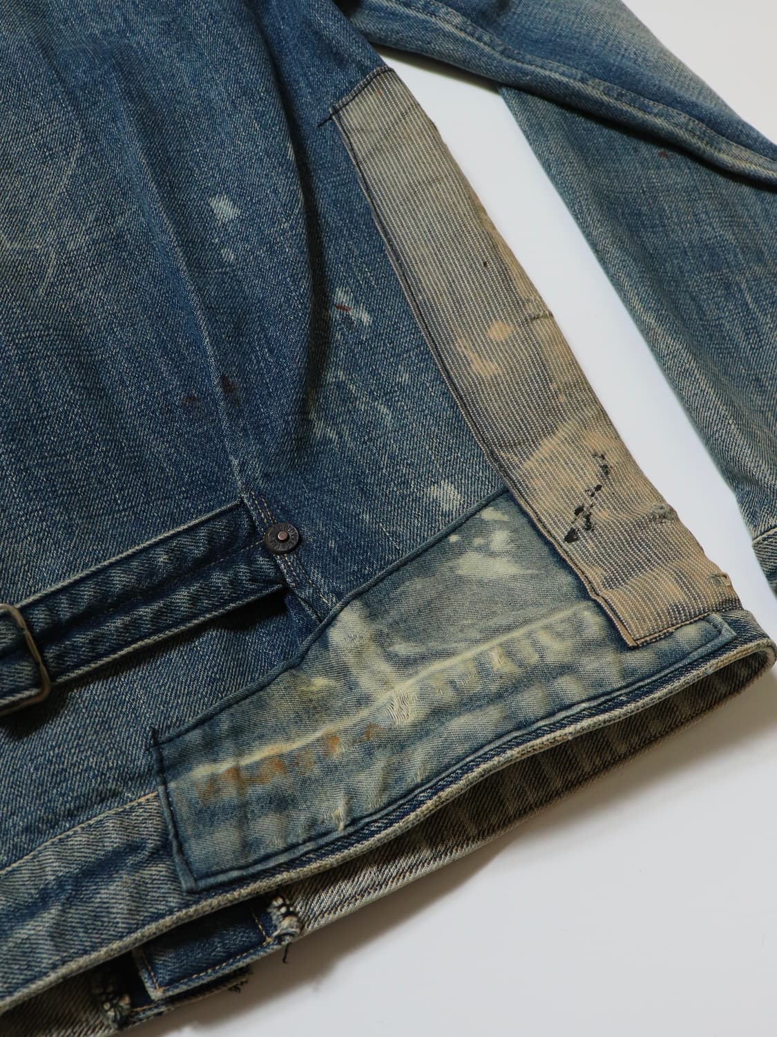 OLD JOE & CO. Indigo Patchwork Denim Jac 상품이미지7