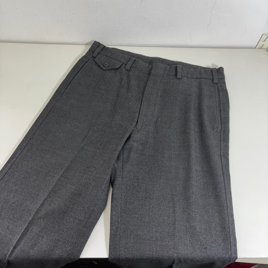 M 폴로랄프로렌 챠콜 테이퍼드핏 카보라 울 슬랙스 상품이미지1
