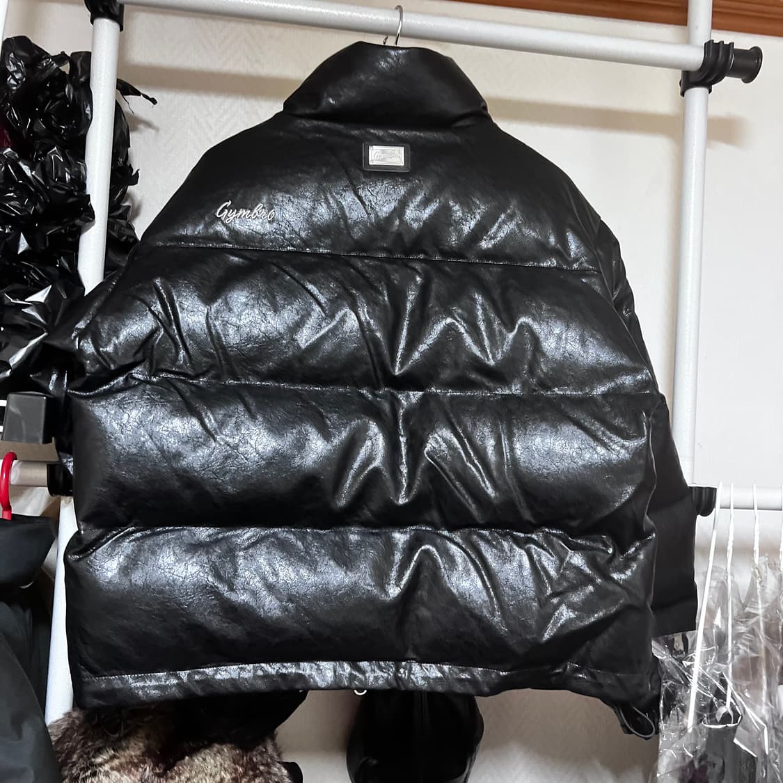 [M] 짐브로 헤비 레더 숏패딩 상품이미지4