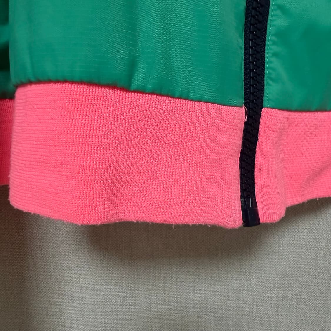 나이키 NSW 윈드러너 자켓 화이트 그린 핑크 XL 상품이미지7