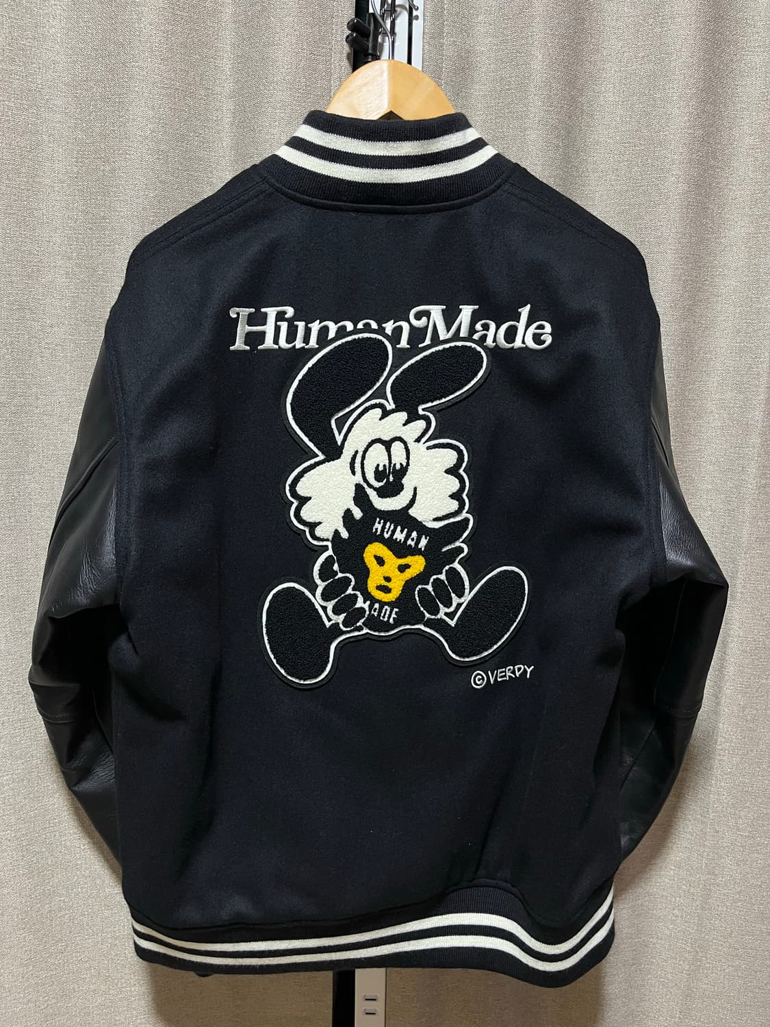 휴먼메이드 X 베르디 바시티 자켓 human made verdy 상품이미지6