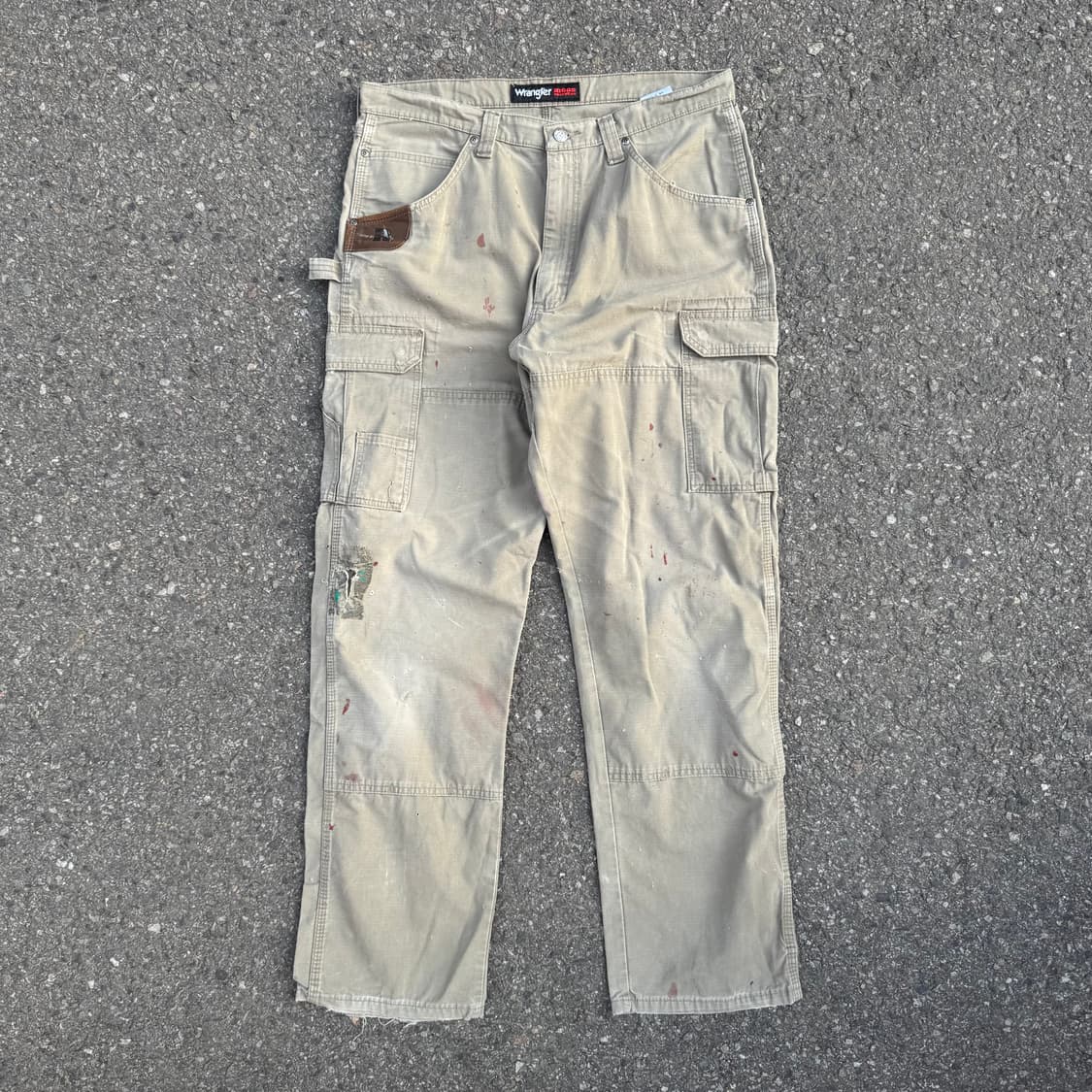 랭글러 워크웨어 캔버스 더블니 팬츠 상품이미지3