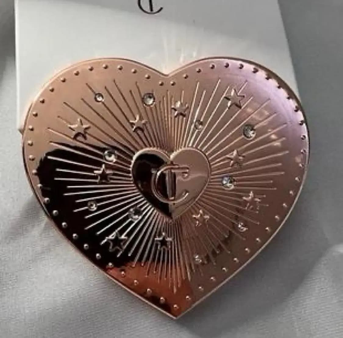 샬롯틸버리 홀리데이 하트포켓미러 로즈골드 거울 바비브라운 세일러문 스타 상품이미지1