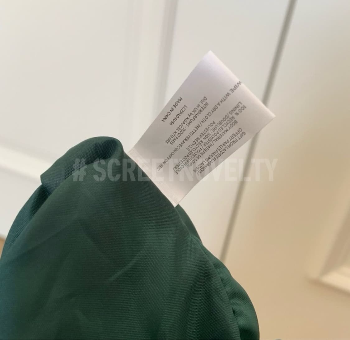  라코스테 퍼퓸 크로스바디백 메신저백 그린 상품이미지5