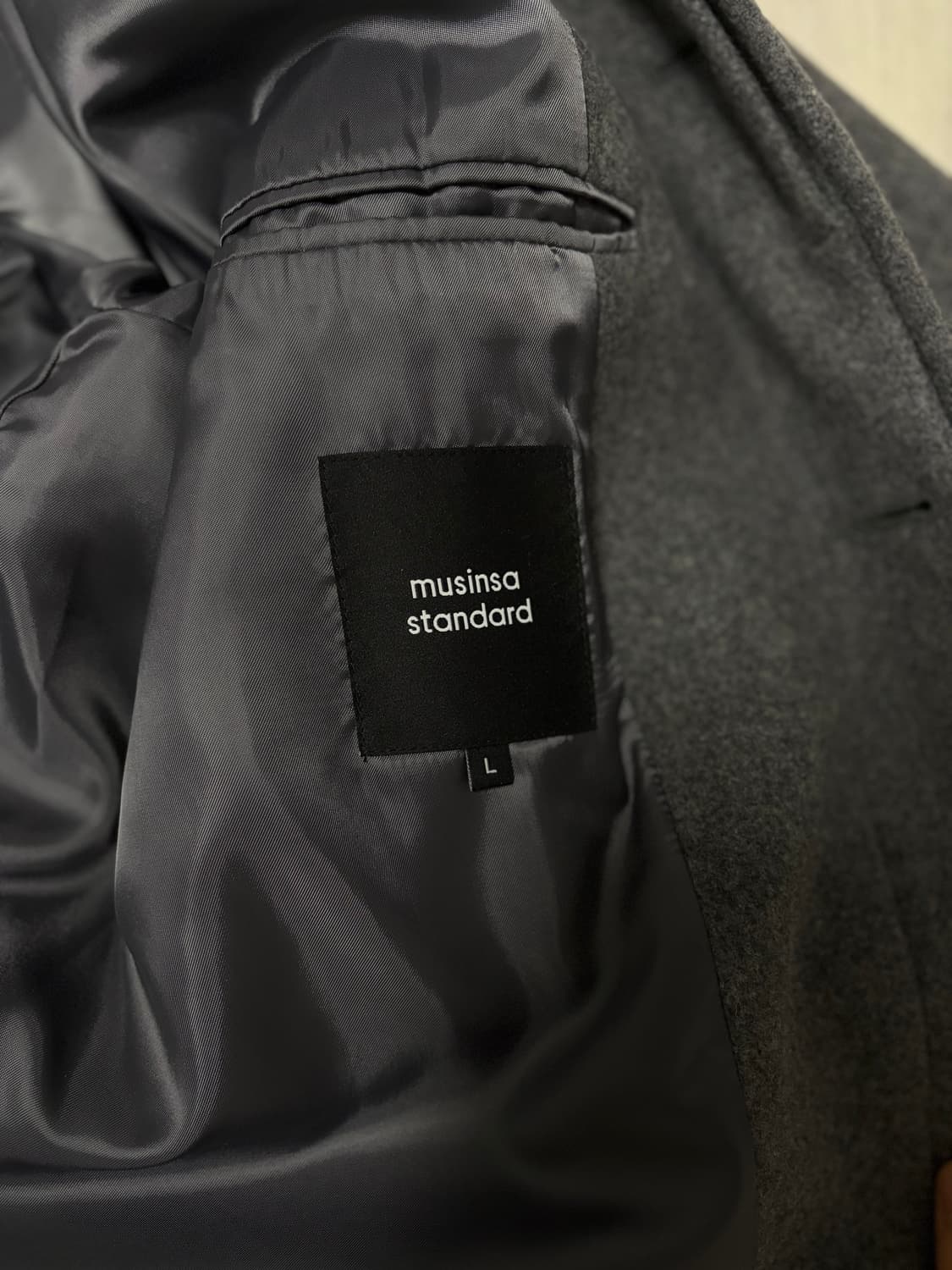 울 블렌드 오버사이즈 머프 발마칸 코트 상품이미지3