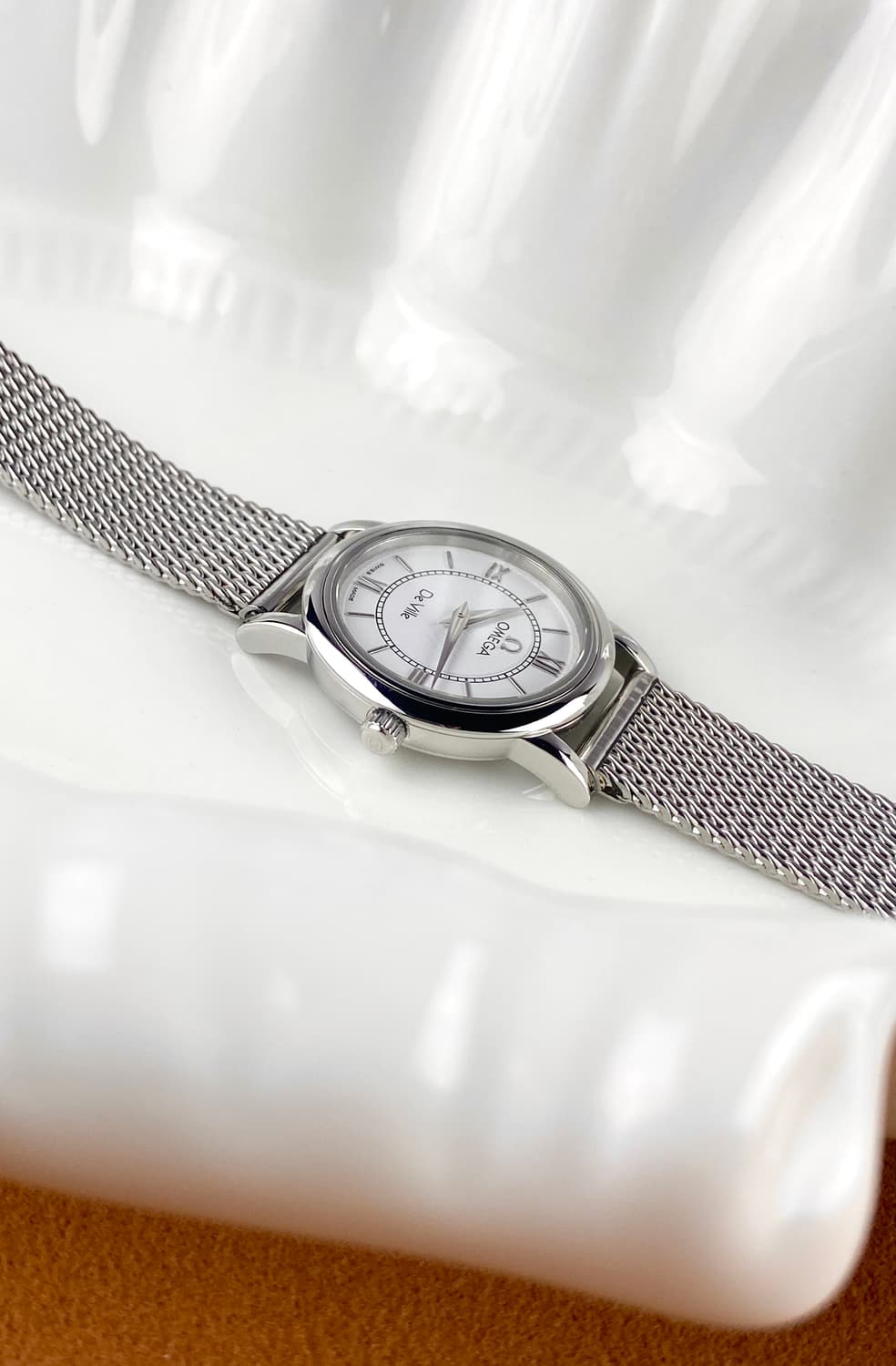 OMEGA Lady De Ville steel watch 상품이미지8