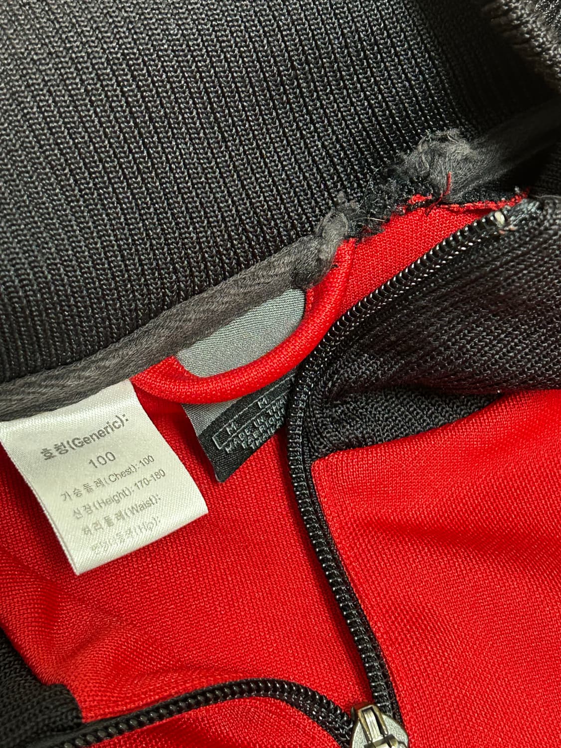 00s 나이키 맨체스터 유나이티드 레드 블랙 트랙탑 져지 상품이미지8