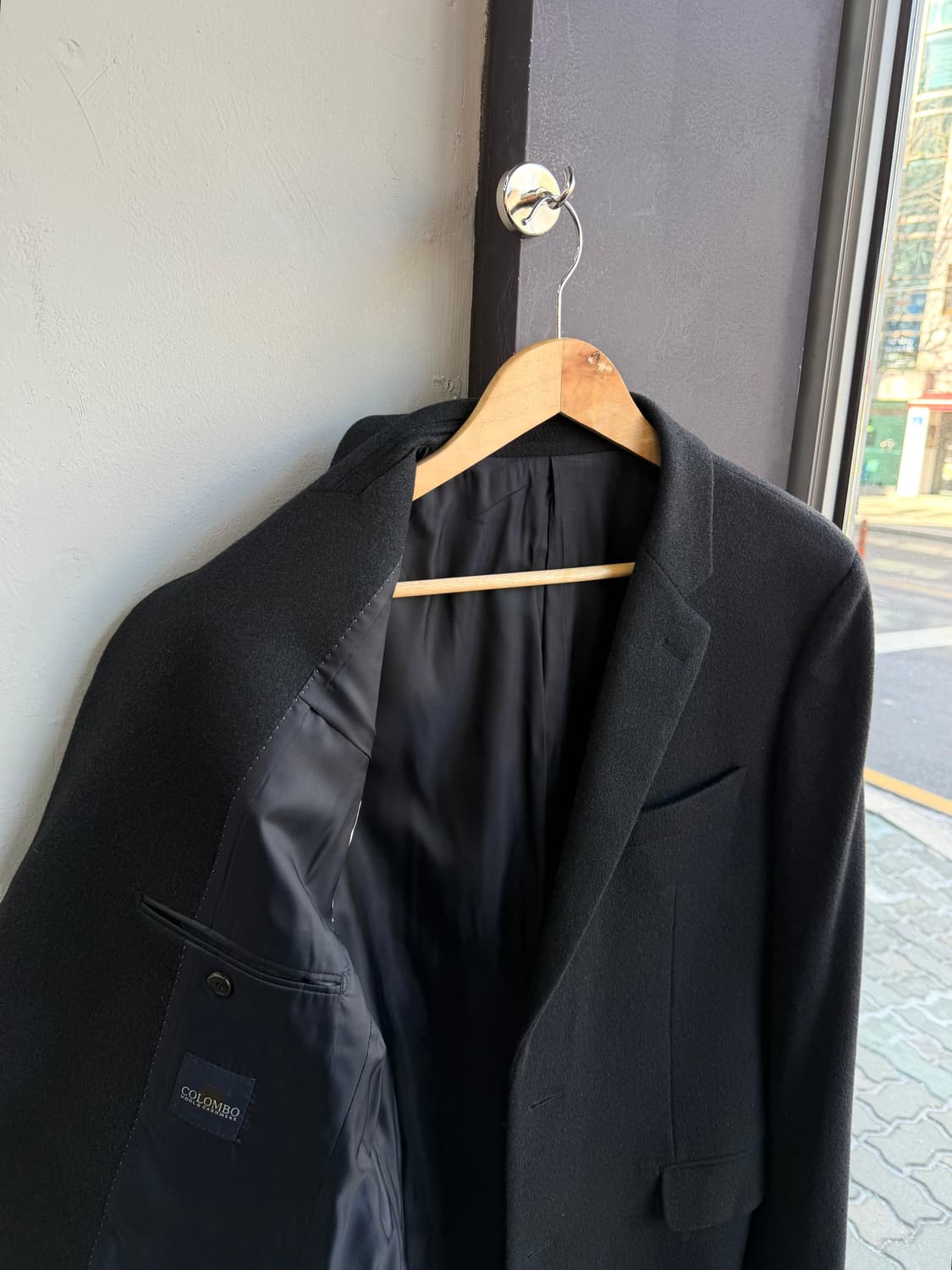 100~105/ 솔리드옴므 콜롬보 캐시미어 블랜딩 코트 상품이미지5