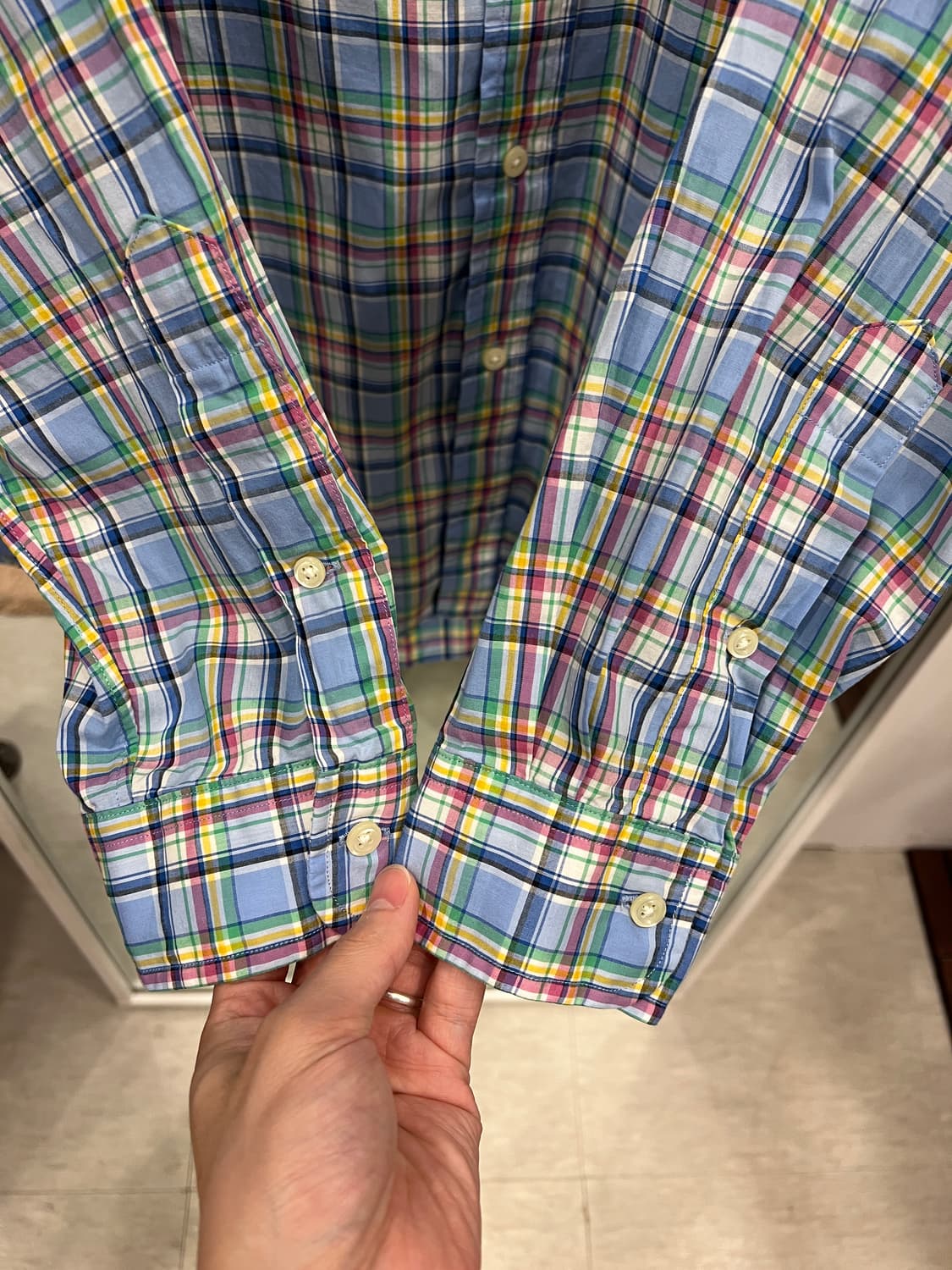 Polo ralph lauren 폴로 랄프로렌 마드라스 체크 셔츠 상품이미지4