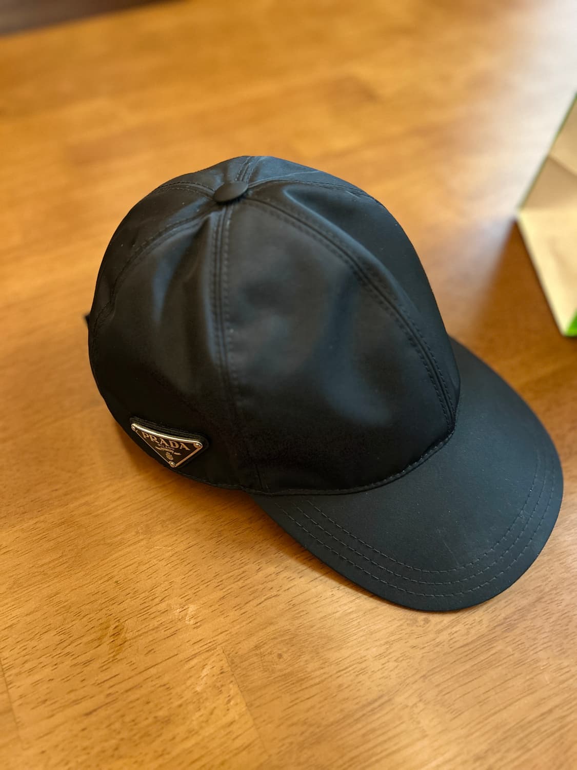 프라다 리나일론 블랙 캡 모자 상품이미지1