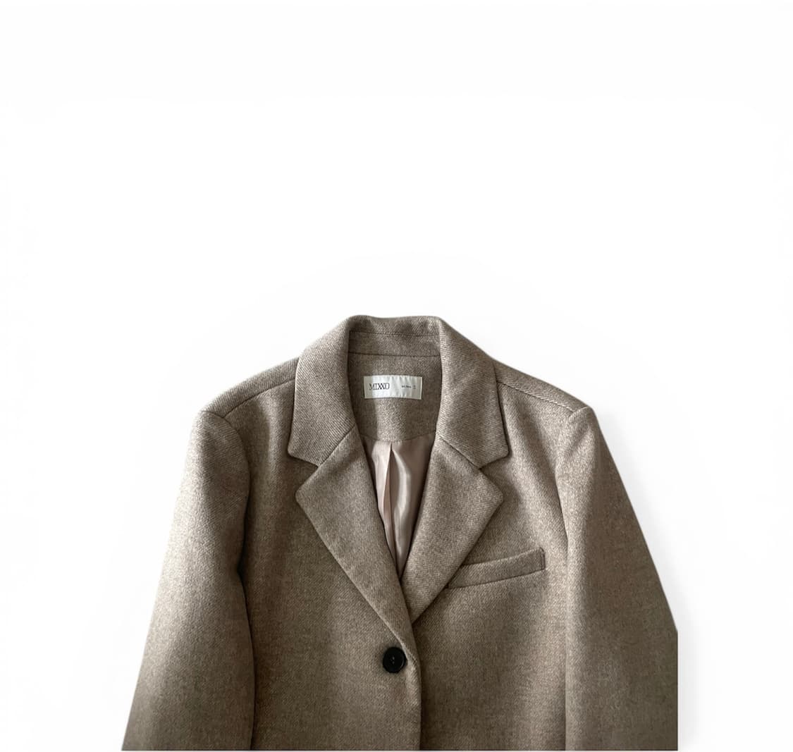 미쏘 베이지 울 블레이자 자켓 상품이미지2