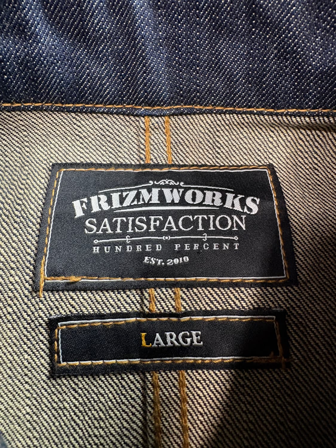 프리즘웍스 아메카지 생지 데님 커버올 자켓 4075 상품이미지4