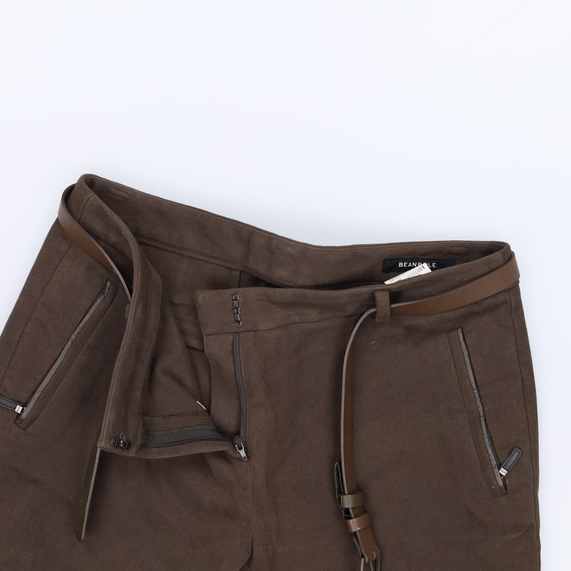 [73-98] 빈폴 여성 벨트 일자 기모팬츠 1223H1 상품이미지3