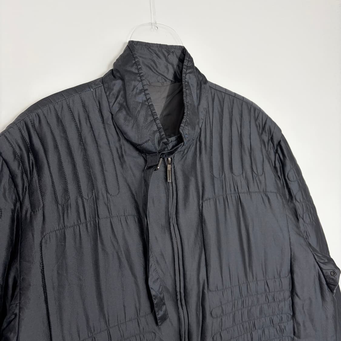 Jil sander 질샌더 패턴 실크 패딩 자켓 상품이미지2