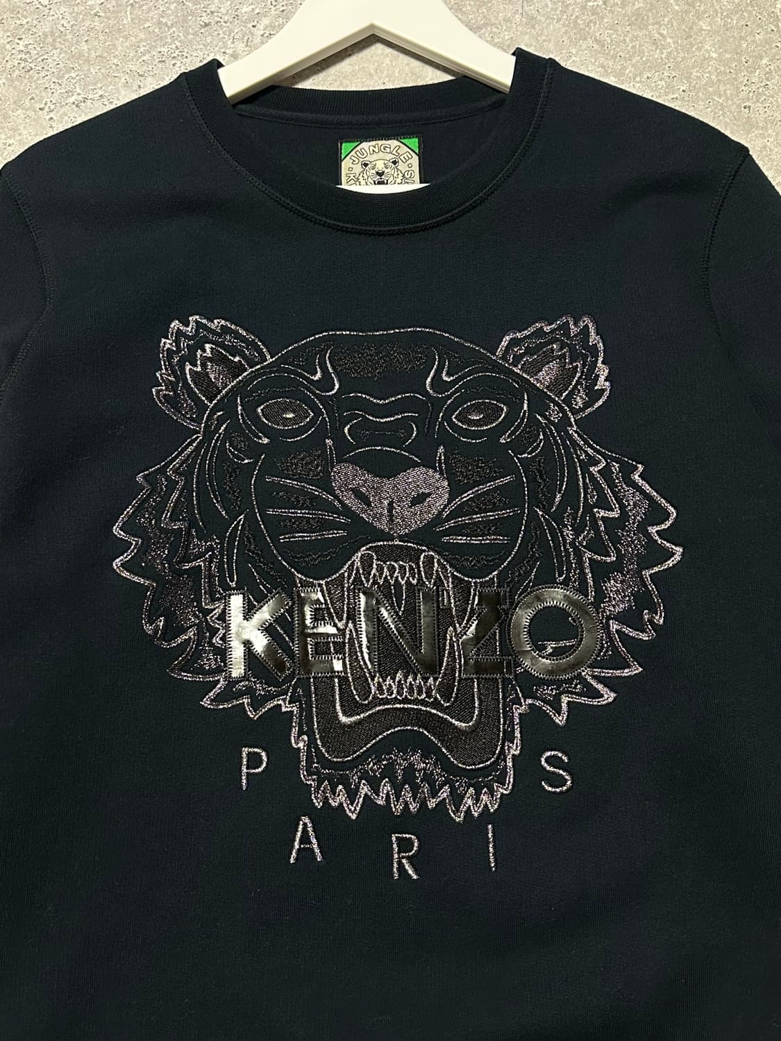 겐조 빅로고 네이비 블랙 맨투맨 상품이미지3