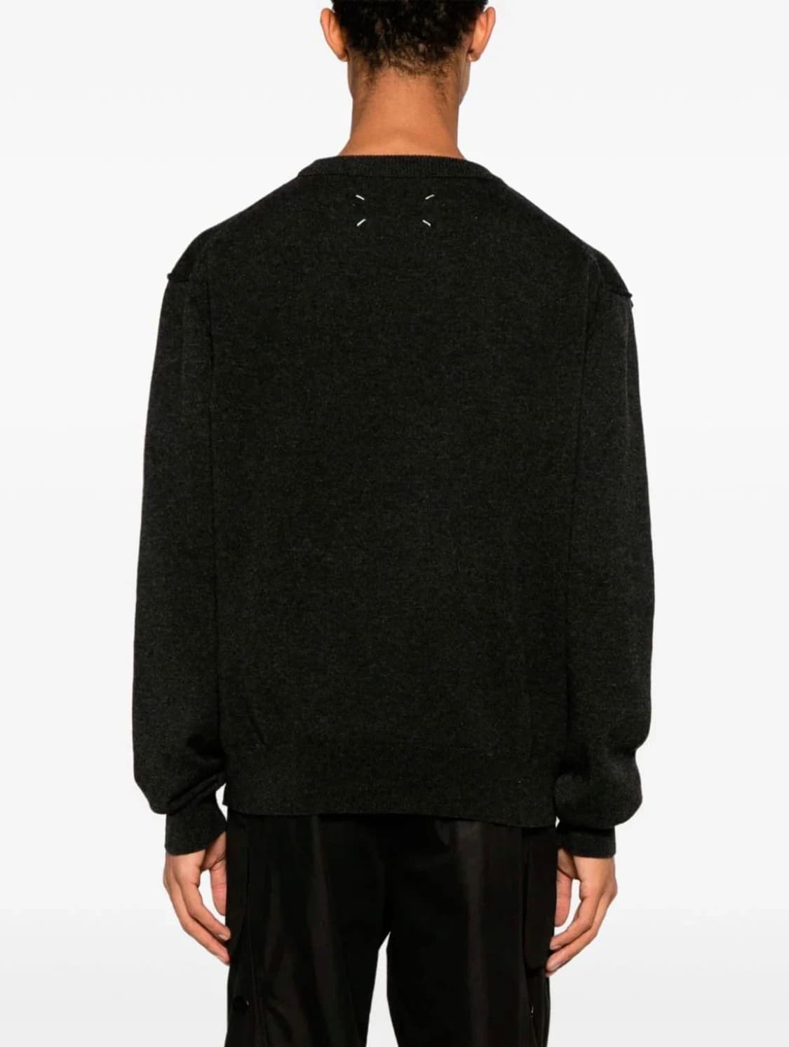 [S] 마르지엘라 울 캐시미어 니트 차콜 상품이미지6