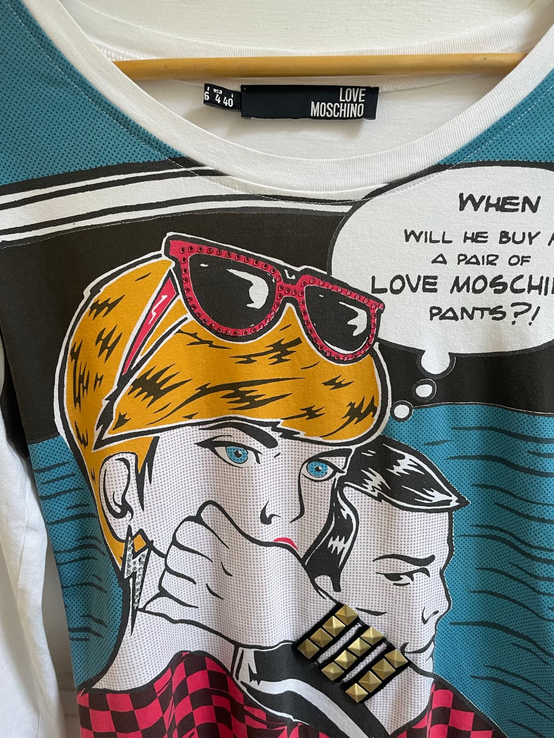 러브 모스키노 팝아트 키치 티셔츠 상품이미지4