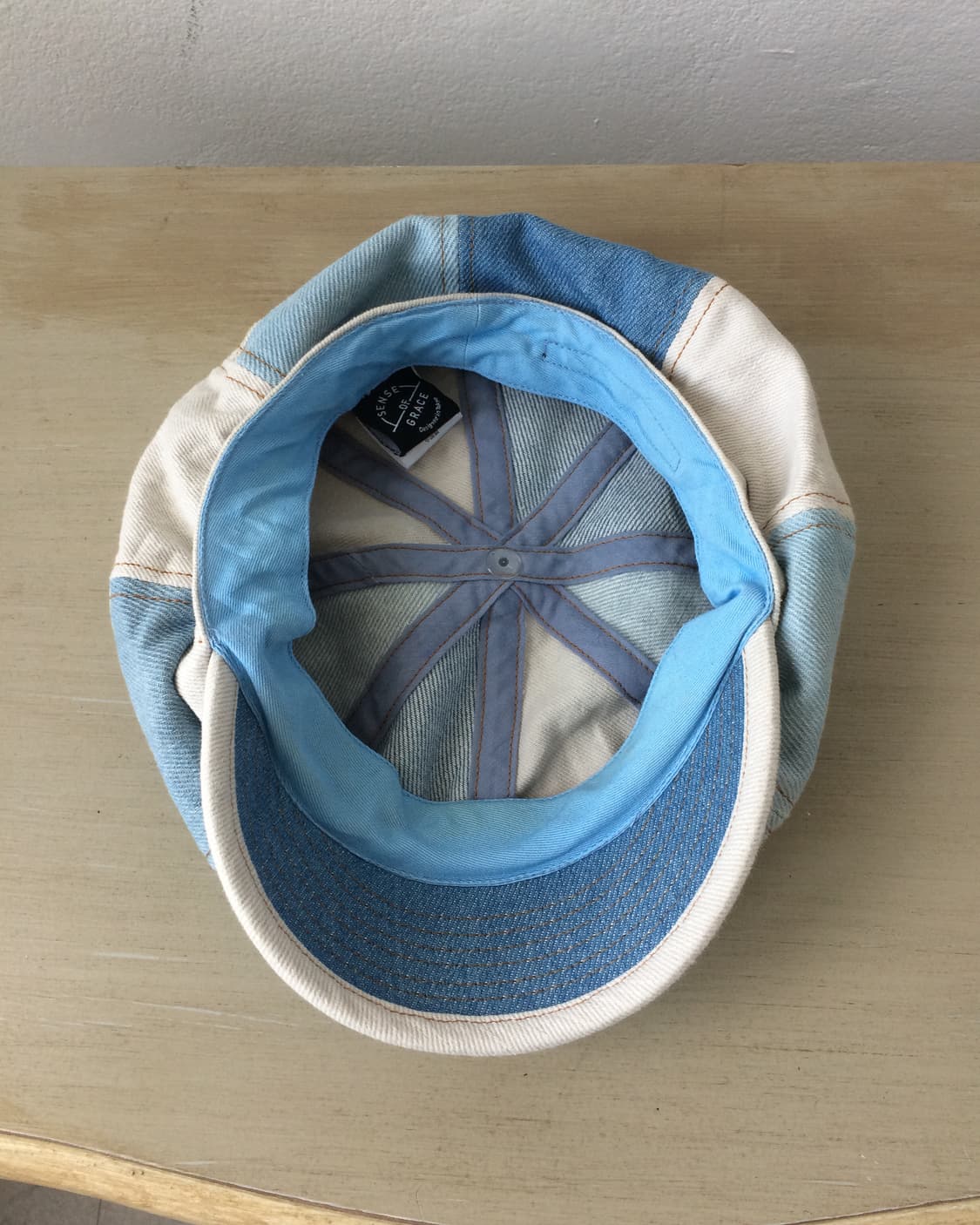 patch work beret cap 상품이미지3