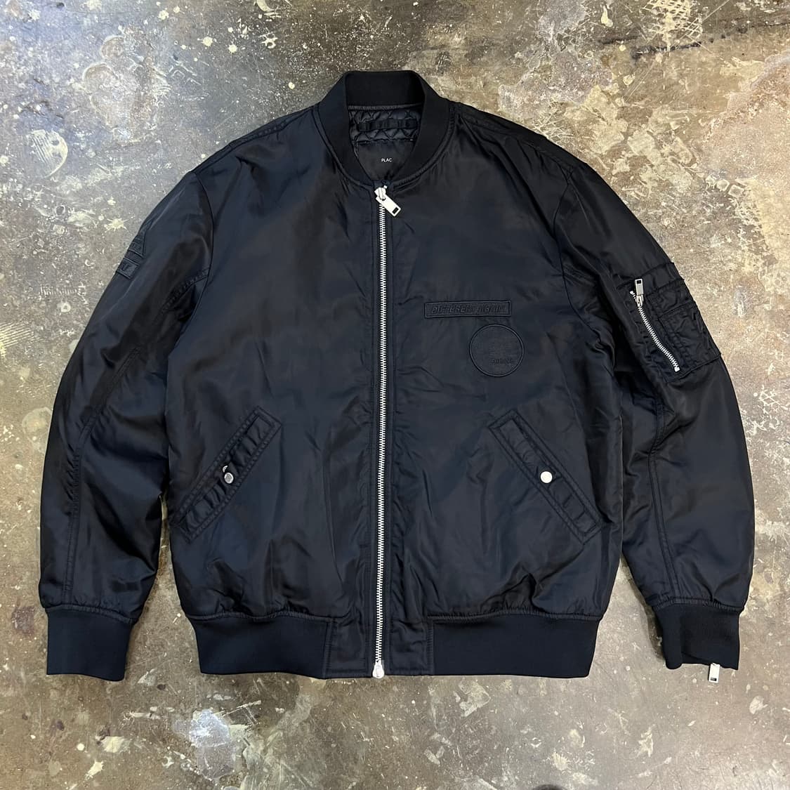 XL) 플랙 누빔 항공점퍼 MA-1 자켓 상품이미지1
