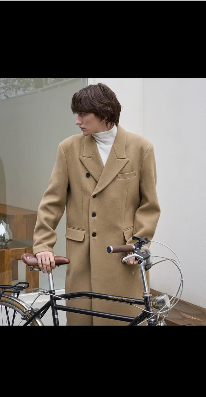 트립르센스 오스트리안 울 원사이드 코트 상품이미지3