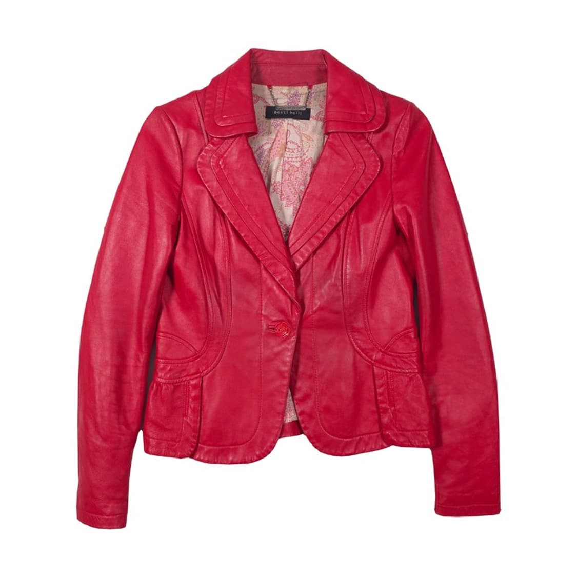 베스띠벨리 리얼 양가죽 페이즐리 라이닝 자켓 66 상품이미지1