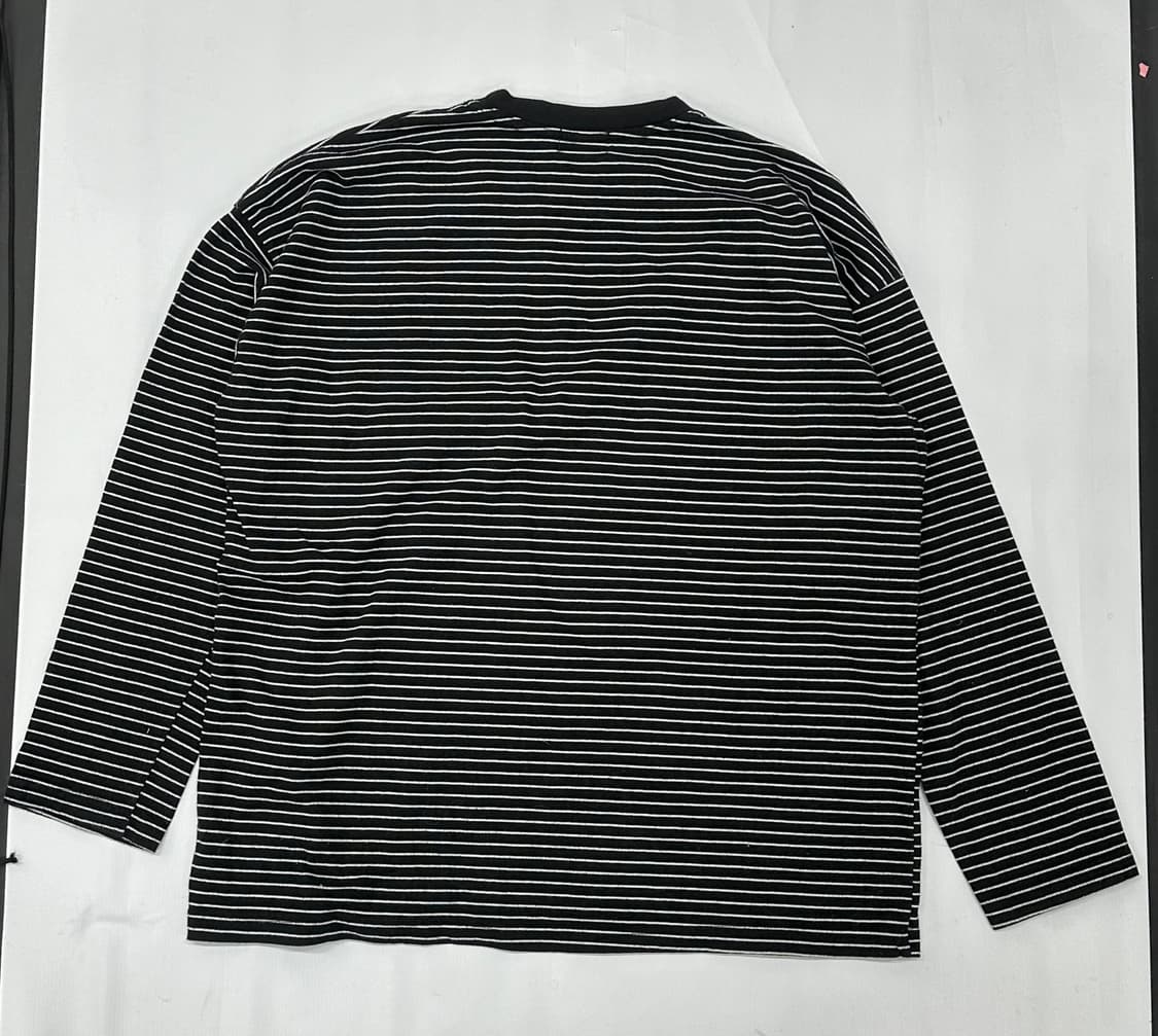 단가라 오버핏 루즈핏 긴팔 티셔츠 아메카지 핀터깔 이너티 보헤미안  상품이미지3