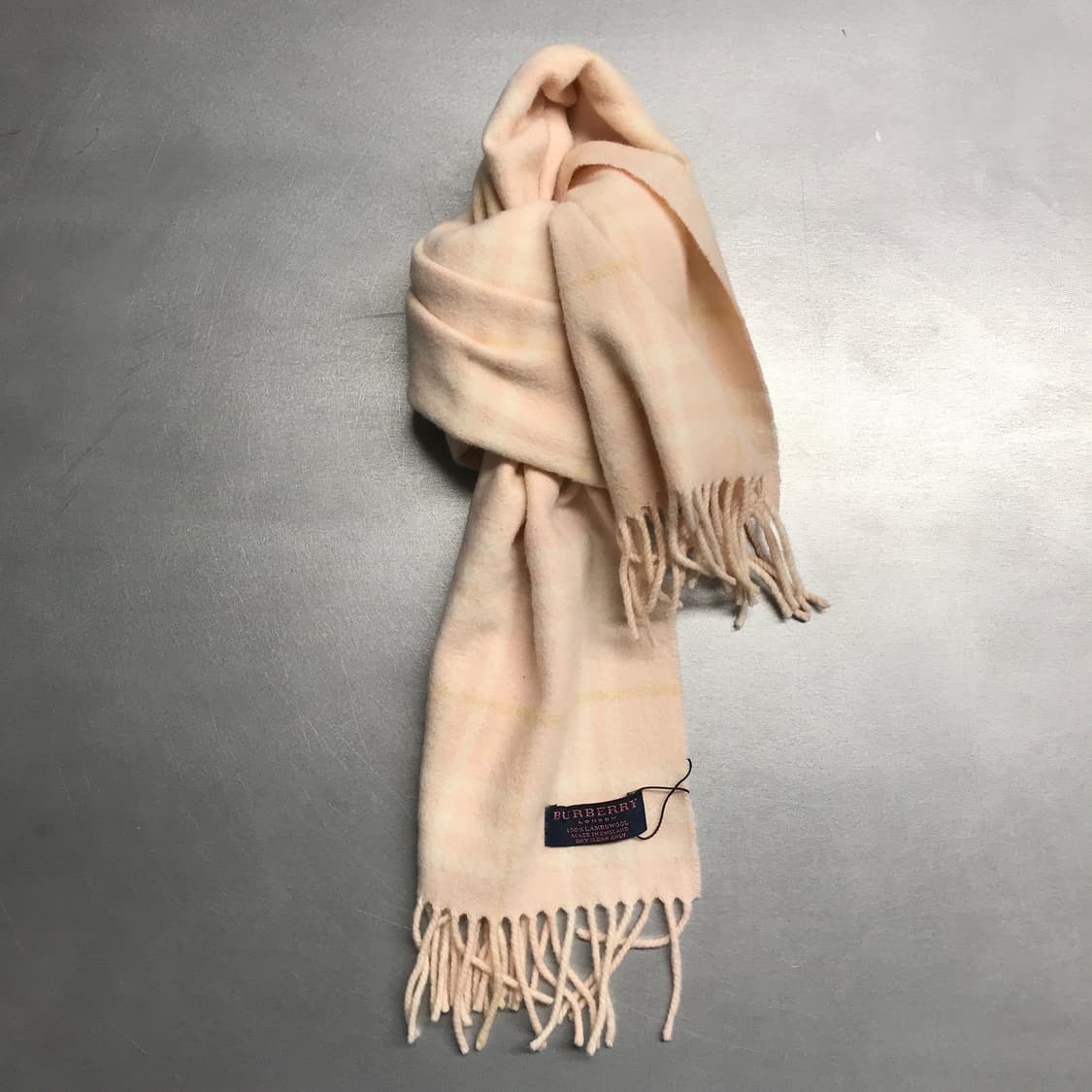 버버리 정품 램스울 머플러 핑크 상품이미지1