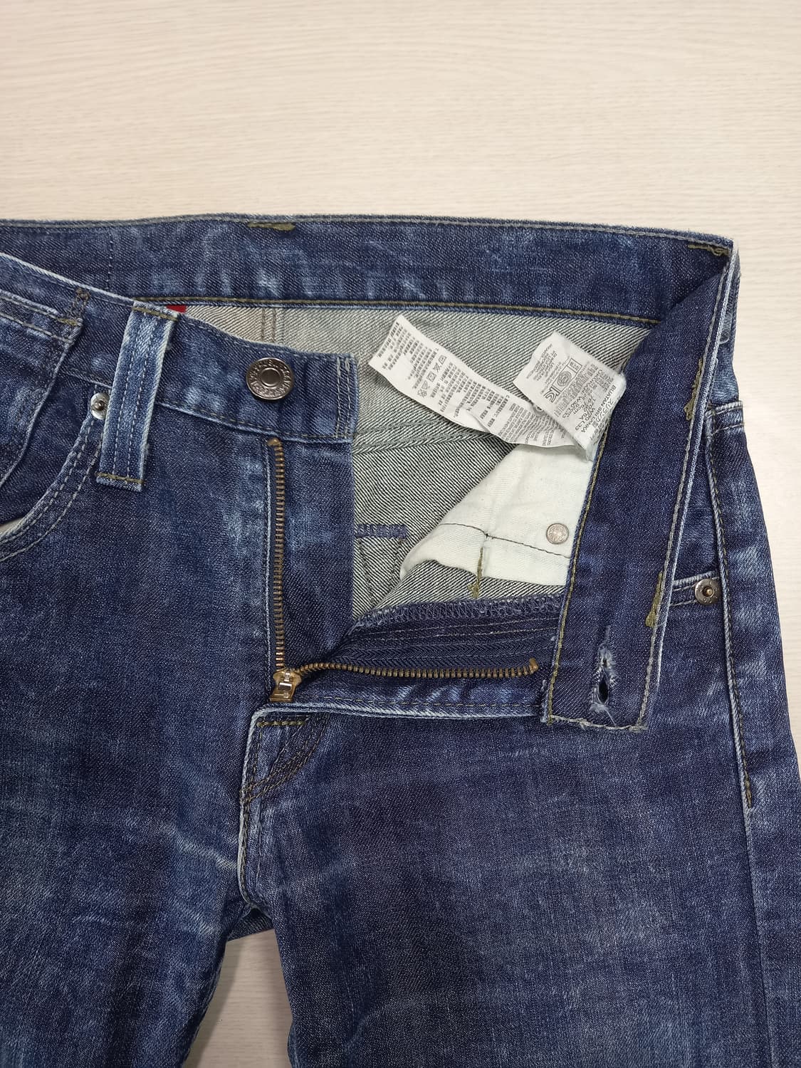 29 리바이스510 워싱 스판 슬림일자진 29-571 상품이미지7