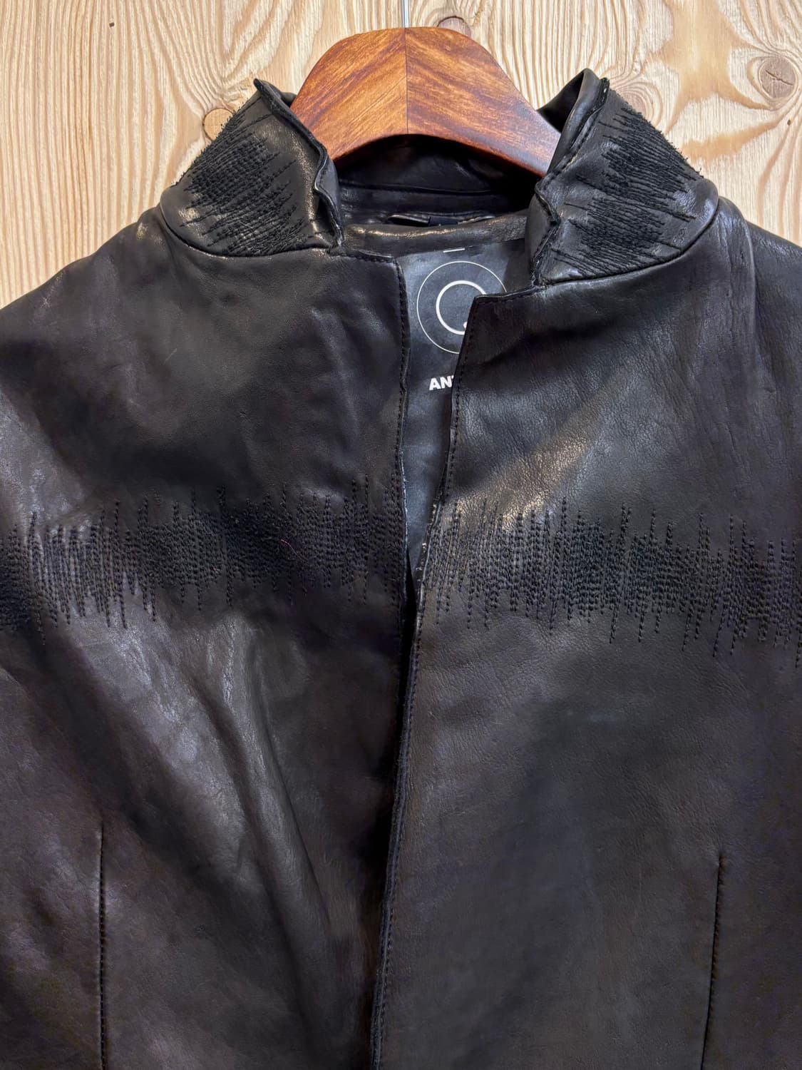 안티노이즈 레더 자켓 상품이미지2