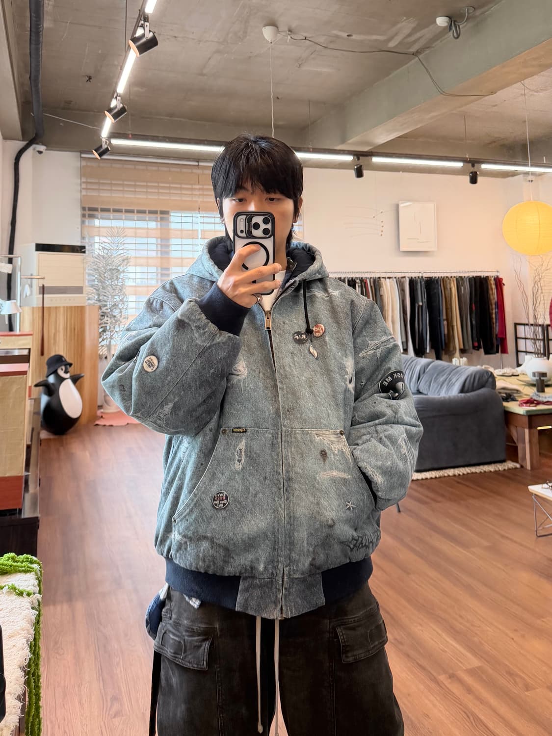 슈프림 24FW 트롱프 뢰유 후드 워크 자켓 상품이미지3