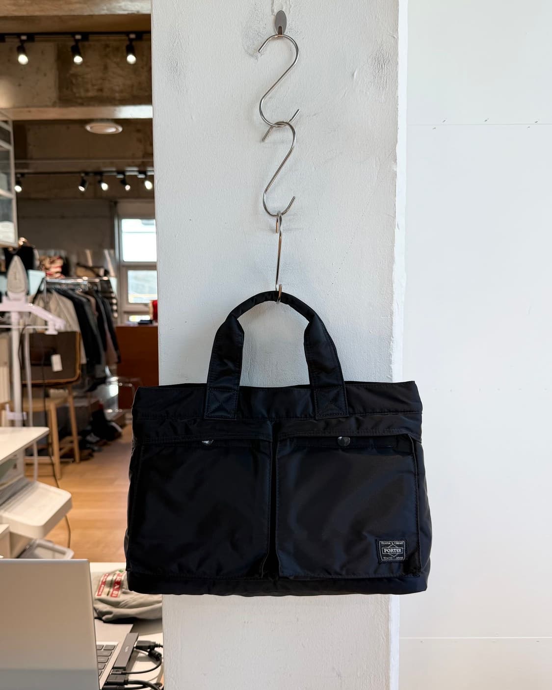 포터 블랙 탱커 뉴 토트백 상품이미지2