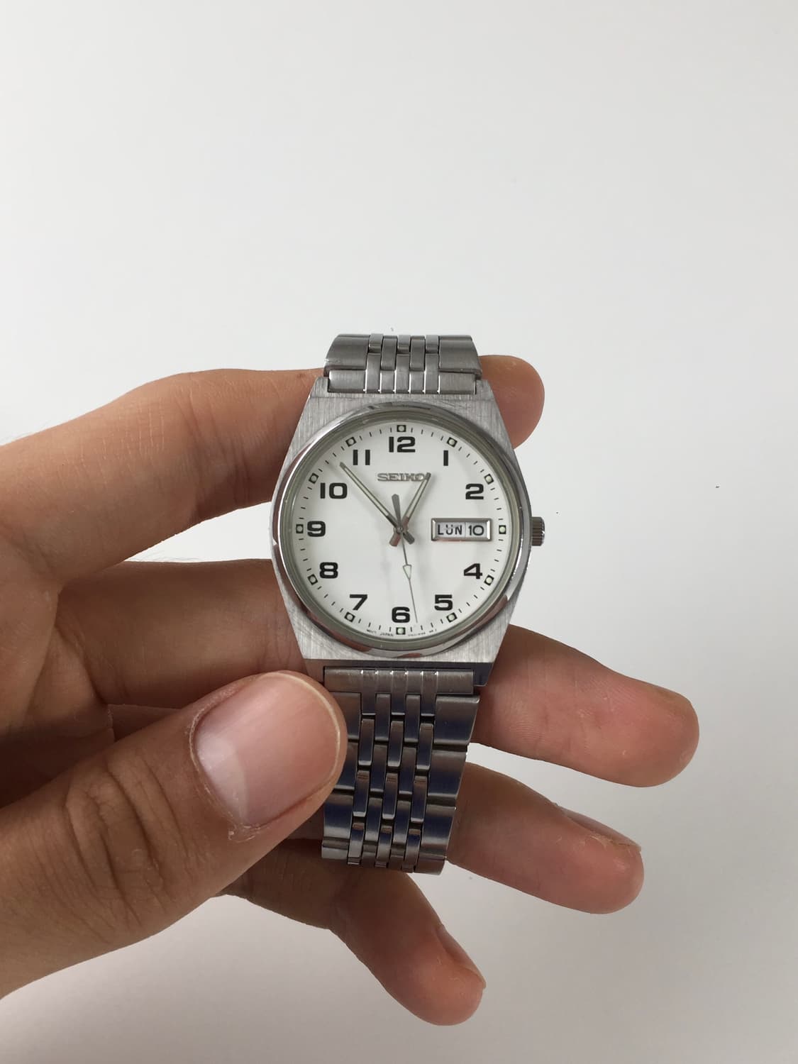 90s seiko arabic day-date quartz 상품이미지5