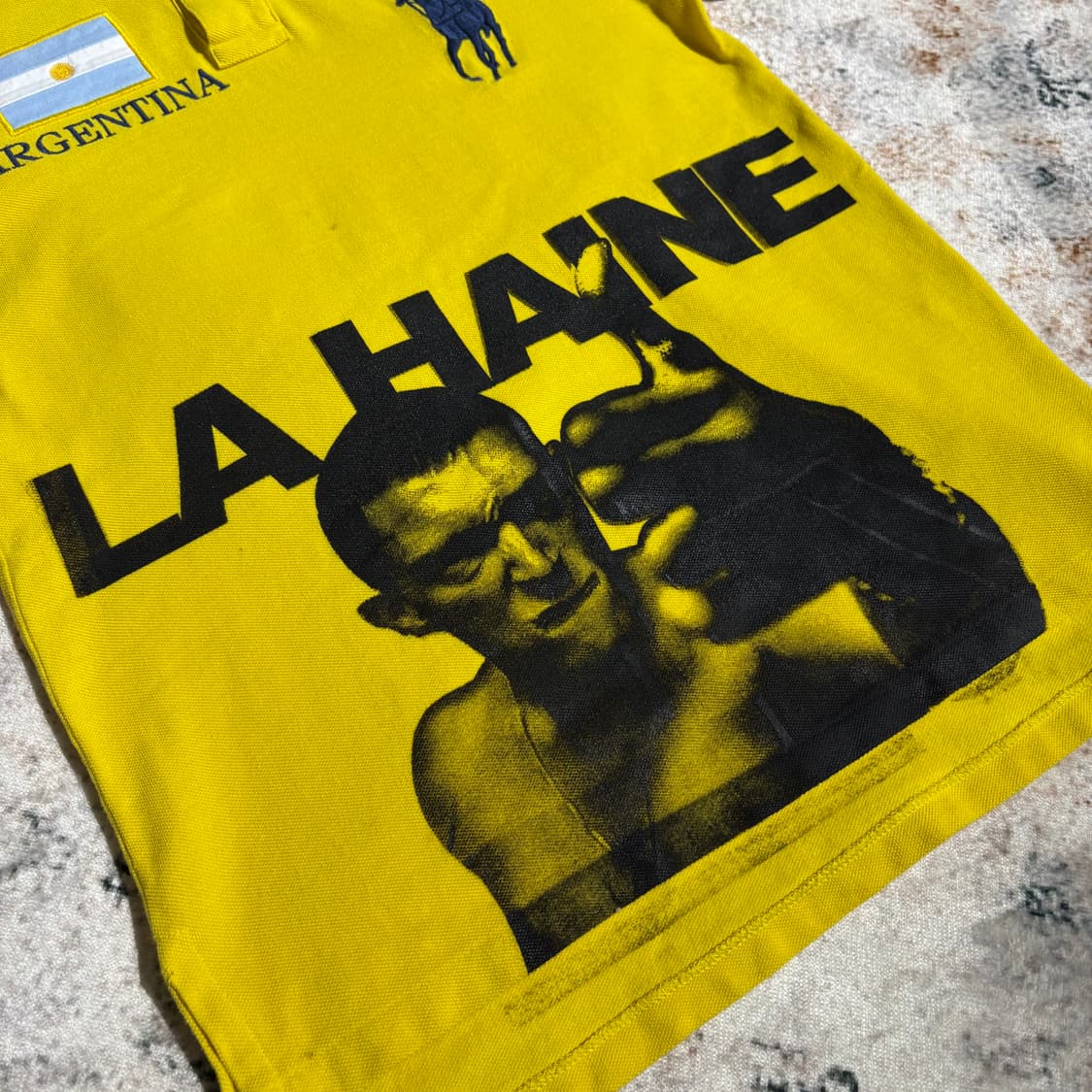 폴로 빅포니 아르헨티나 커스텀 카라 반팔티 상품이미지2