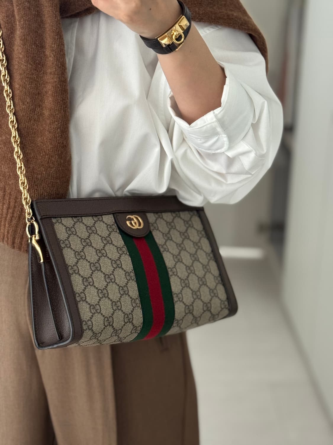구찌 오피디아 GG 체인 숄더백 상품이미지7