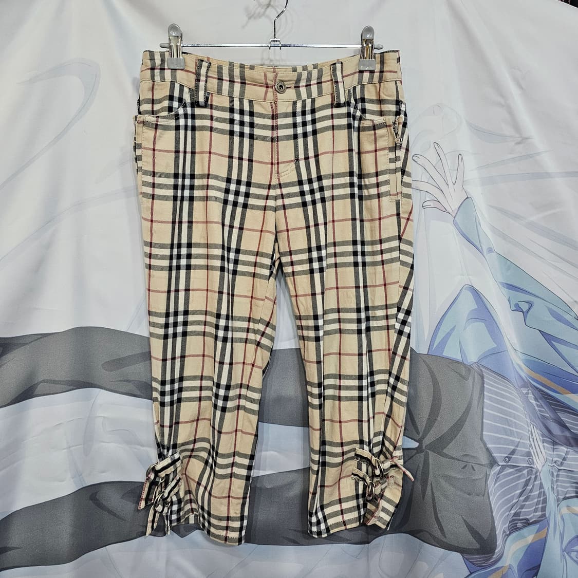 버버리 체크 칠부 팬츠 상품이미지8