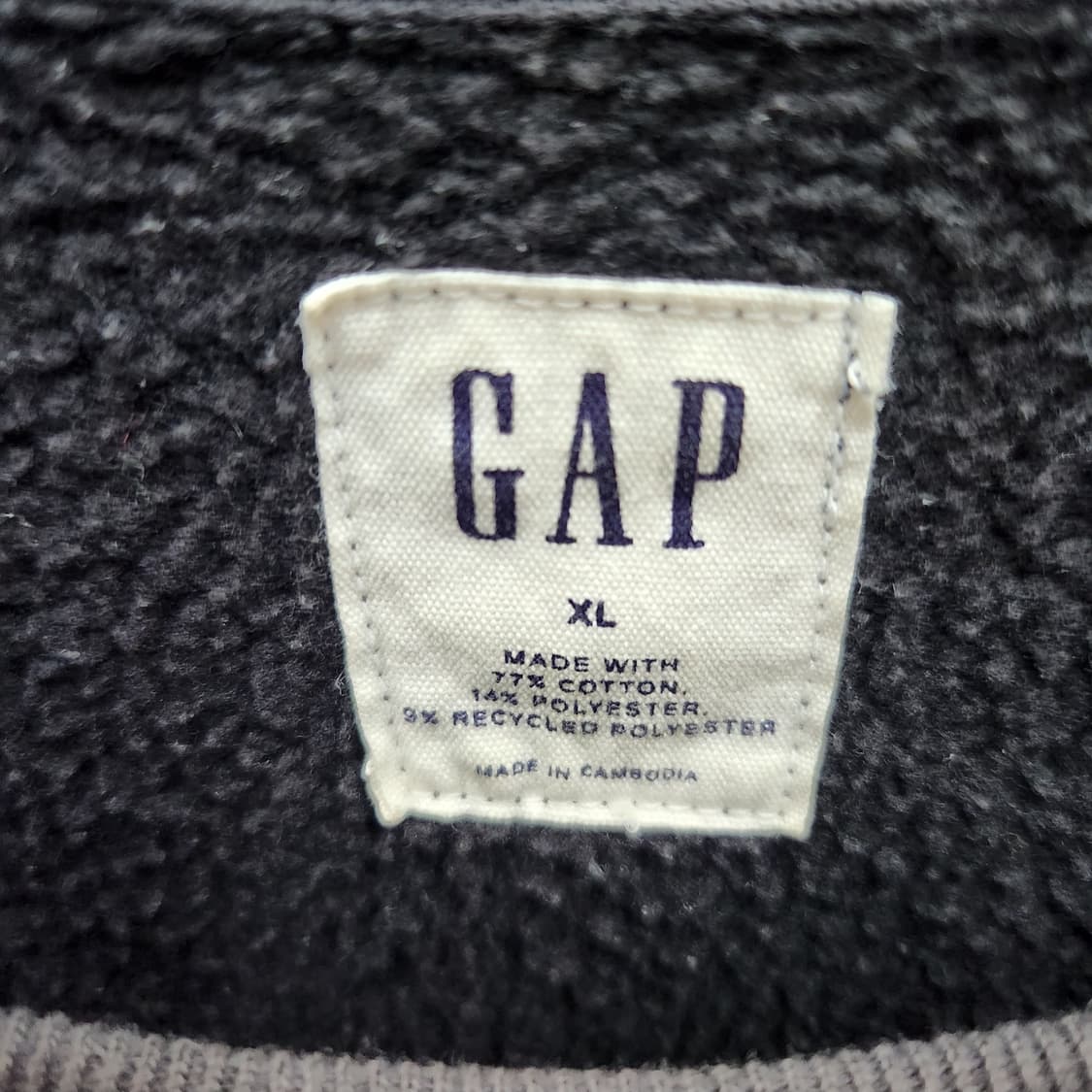 GAP 갭 빅로고 자수 맨투맨 XL(2XL) 상품이미지4