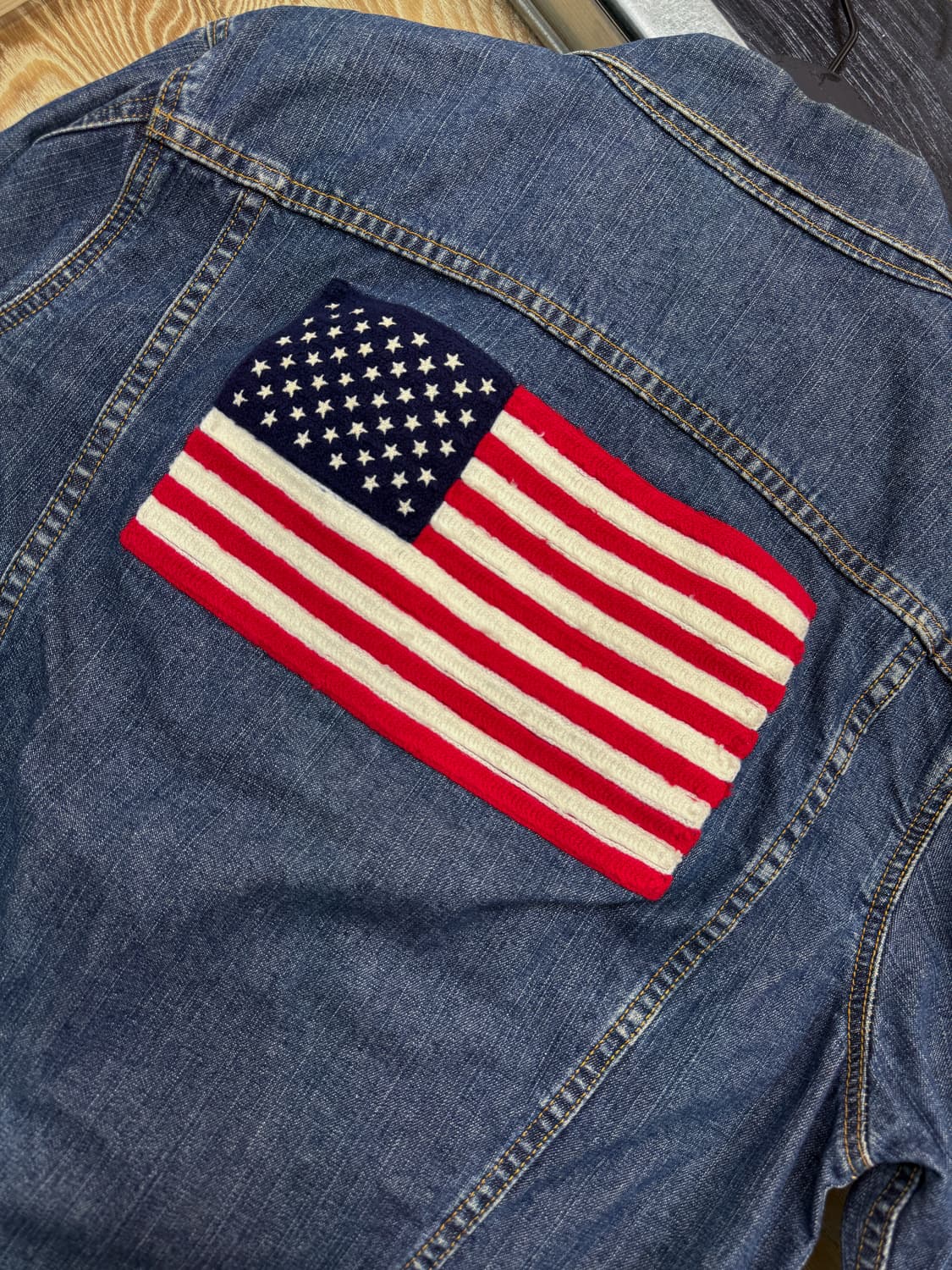 폴로 진스 컴퍼니 스타 앤 스트라이프 데님 자켓 상품이미지5