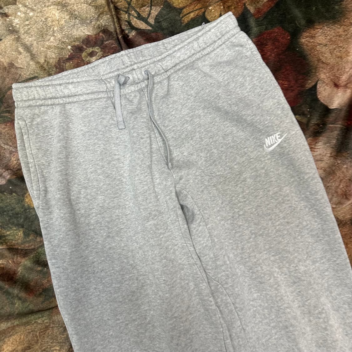 나이키 빈티지 스몰로고 그레이와이드스웻팬츠 XL 상품이미지2