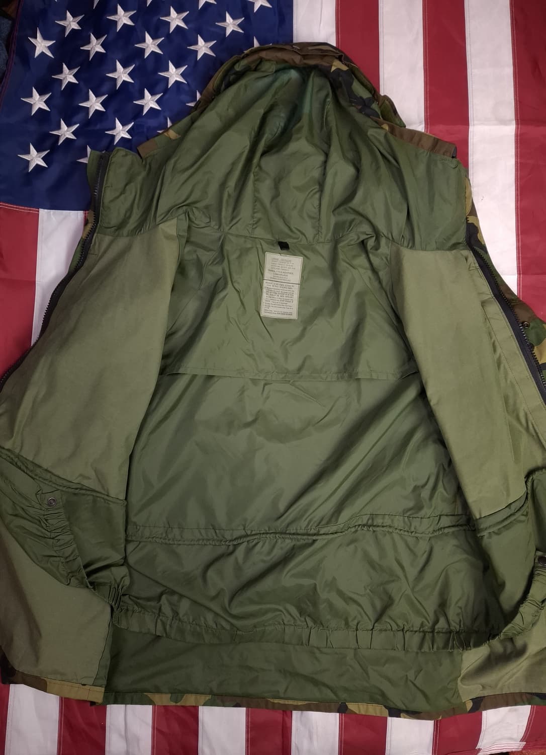 오리지날 미군 1세대 우드랜드 고어텍스 파카 상품이미지8