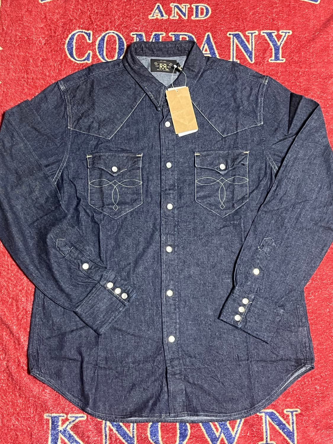 RRL 데님 웨스턴 셔츠 더블알엘 상품이미지2
