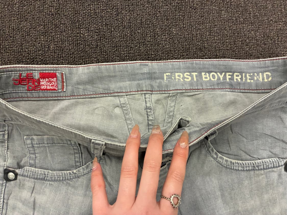 M)Marithe Francois Girbaud 빈티지 일자핏 데님팬츠 상품이미지5