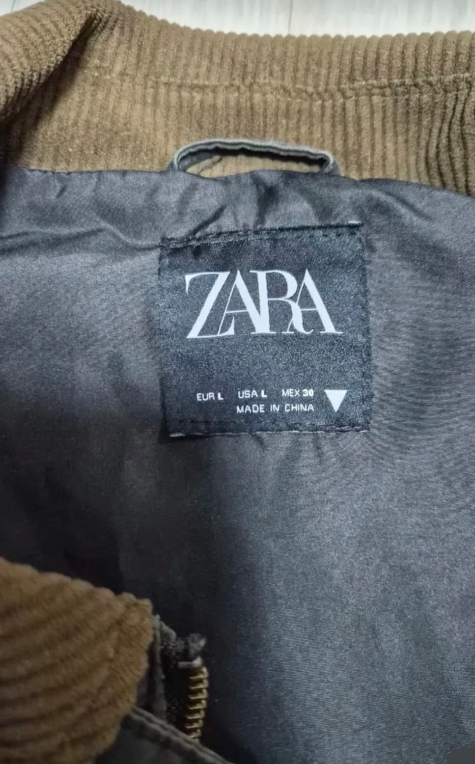ZARA 자라 남성 헌터 왁스 자켓 L 상품이미지2